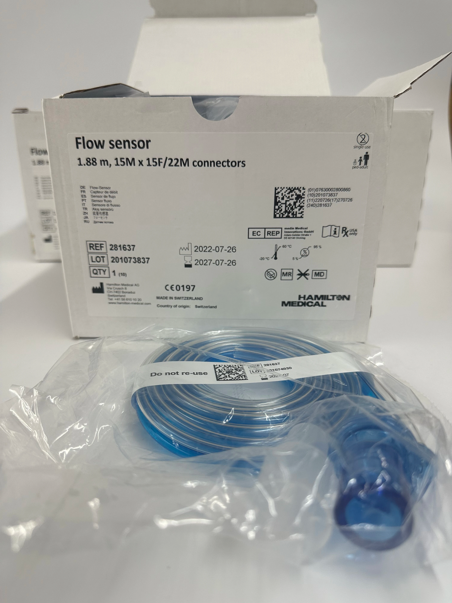 Hamilton-unu-uza flusensilo nova originalo (1 skatolo da 10 PK)