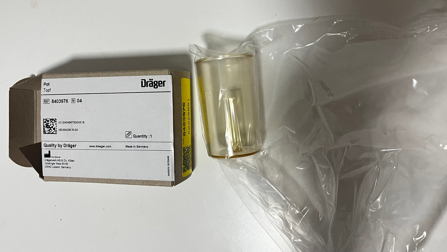 Drager Water trap PN:8403976 for Savina 300 new original