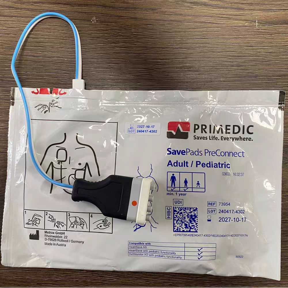 PRIMEDIC M250 electrode strip with pre-inserted double-row plug electrode strip new original