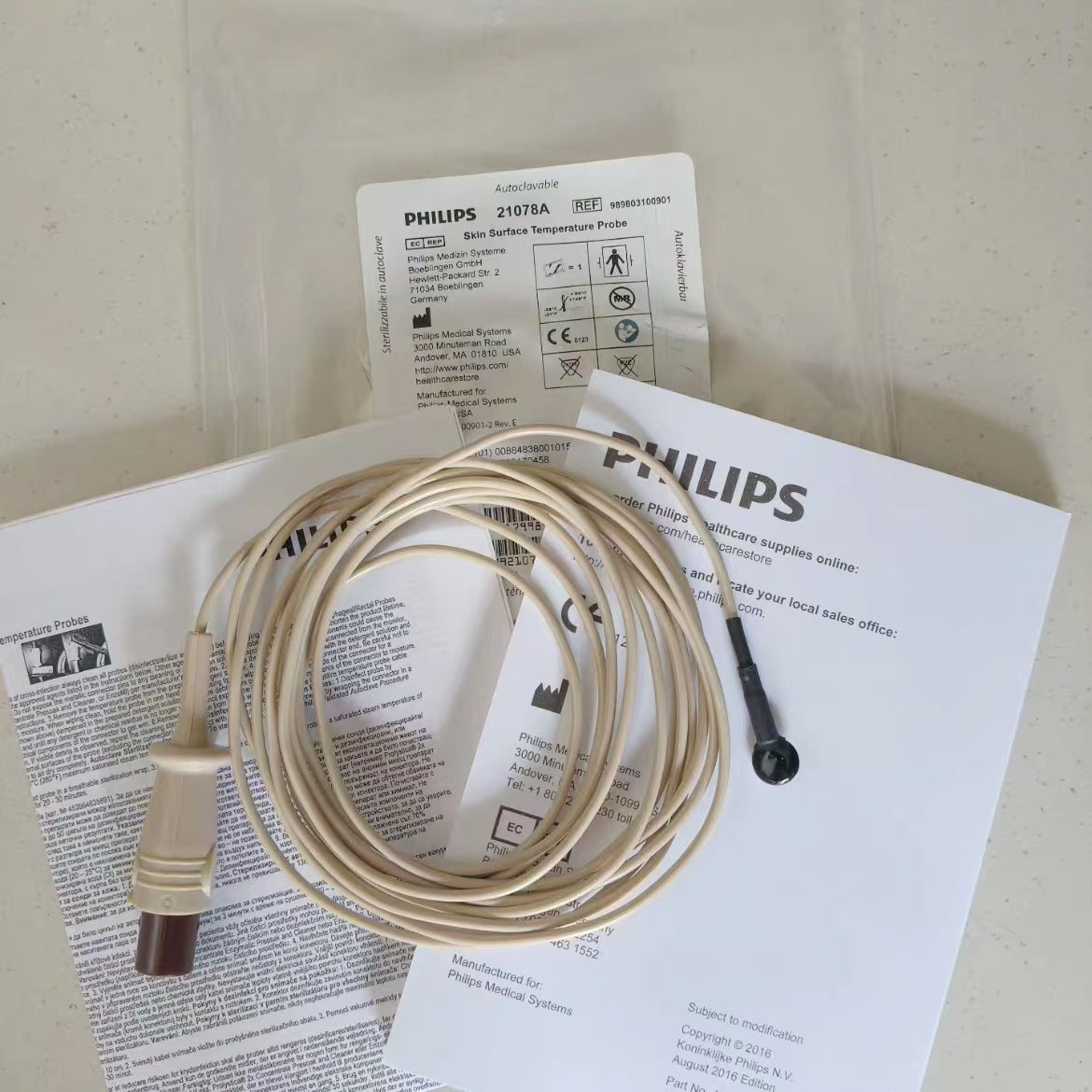 21078A Ph ilips Body Temperature Probe  Body Temperature Sensor new original