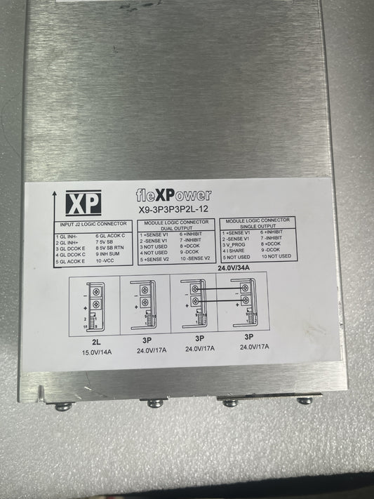 XP Power X9-3P3P3P2L-12 power supply  90% brand new original ,tested