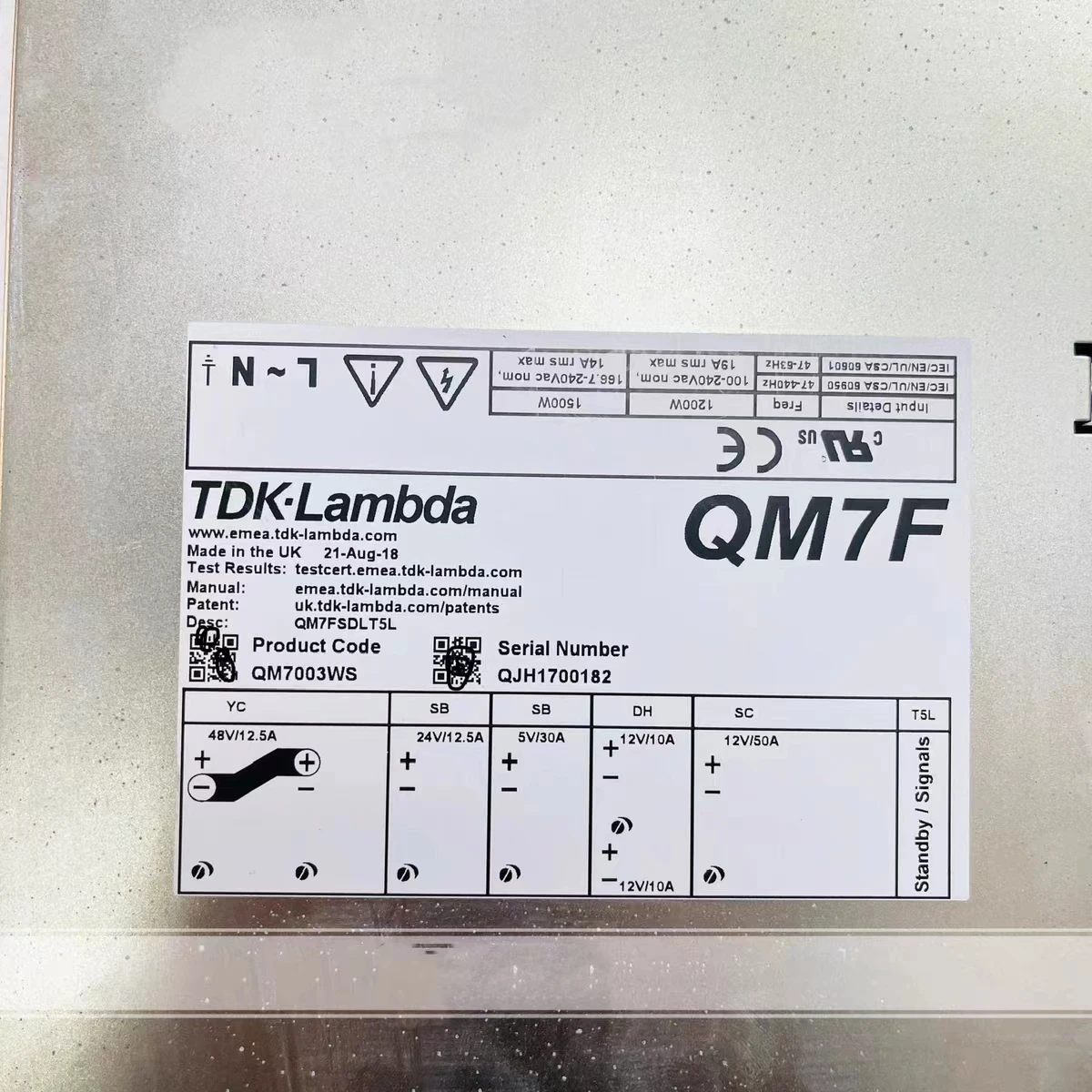 QM7F QM7003WS  power supply new used,90% brand new,original