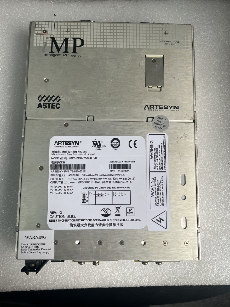 IMP1-3Q0-3W0-1L0-00 power supply 85% brand new original ,tested